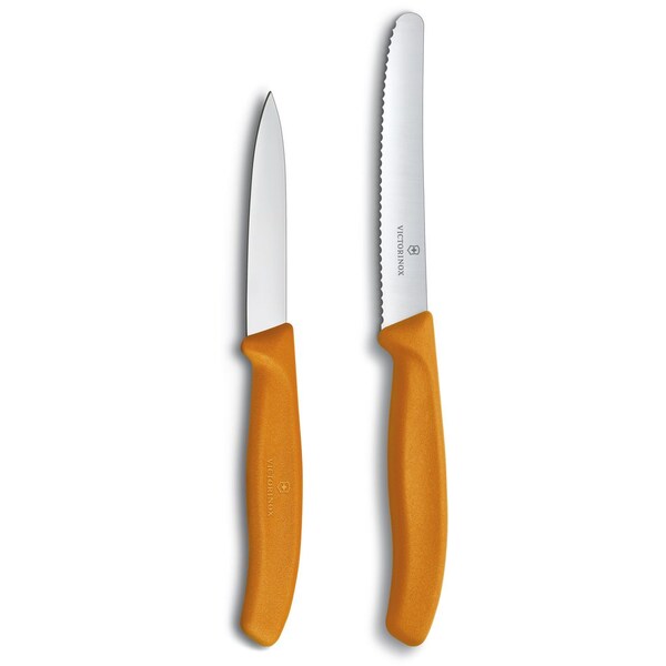 Swiss Army Brands 6.7836.7606.9Us1 Kitchen Swiss Classic Pillow Packs 40.5In Utility & 30.25In Paring Orange Packaged - VIC-6.7836.L119-X5