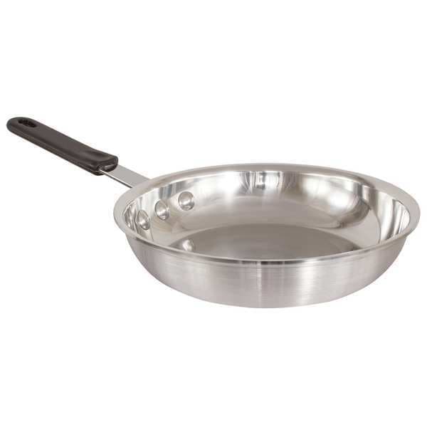 Crestware Frying Pan, 12-1/2 In., SS/Alum - FRY12IH
