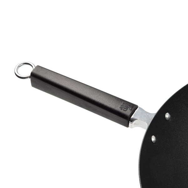 Joyce Chen Professional Series Carbon Steel Excalibur Nonstick Wok with Phenolic Handles, 14-In. - J22-0040