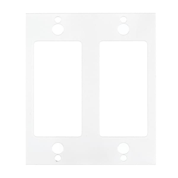 Hubbell Wiring Device-Kellems Sub-Plate, 2 Gangs, Galvanized Steel - S1R8CSPM