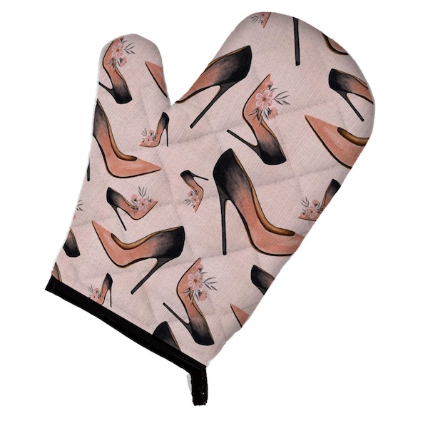 Carolines Treasures Watercolor Fashion Diva Shoes Oven Mitt - BB7504OVMT