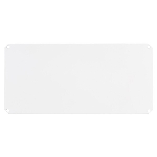 Hubbell Wiring Device-Kellems Center Sub Plate, 4 Gangs, Rectangular, Steel, Blank Cover - S1R10CSPQ
