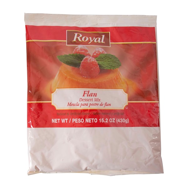 Mezcla para postre de Flan Royal Royal 15.2 oz., paquete de 12 - 48050