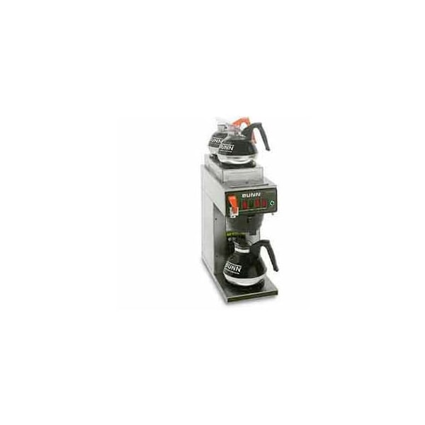 Bunn 12 Cup Automatic Coffee Brewer, 3 Warmer, 13.9 AMPS, CWTF15-3 - 12950.0217