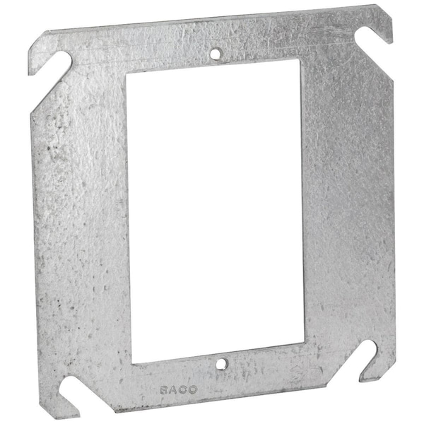 Southwire Electrical Box Cover, 1 Gang, Square, Galvanized Steel - 52C62A-UPC