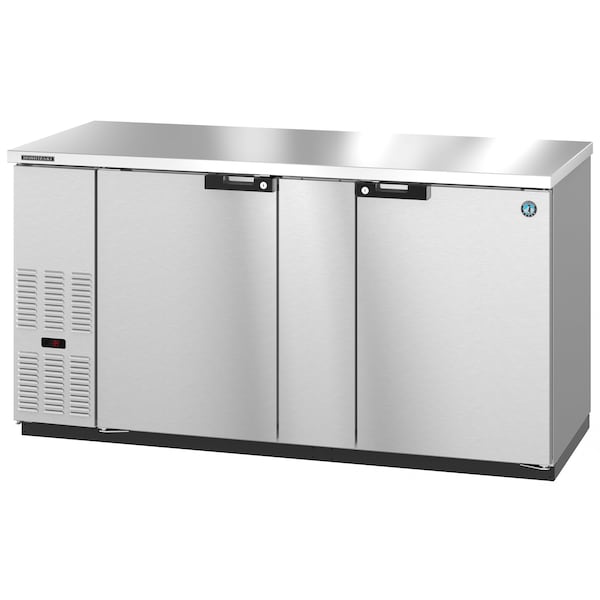 Hoshizaki America Refrigerator, Two Section, Stainless Steel Back Bar Back Bar, Solid Doors,  - BB69-S