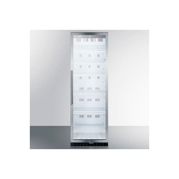 Summit Appliance Div. Summit-Full-Sized Beverage Merchandiser, Frost Free, S/S Cabinet - SCR1400WCSS