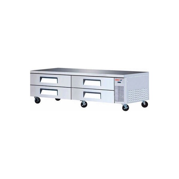Turbo Air Super Deluxe Series - Chef Base 96"W - 4 Drawers - TCBE-96SDR-N