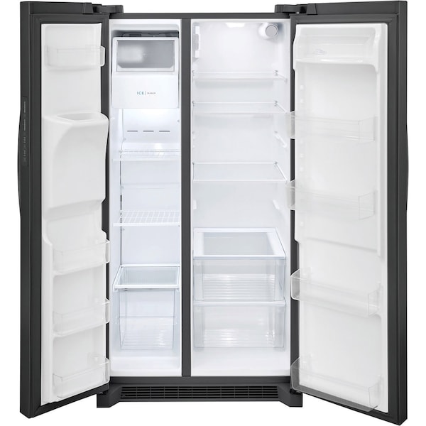 Almo Frigidaire 25.6 Cu. Ft. Standard Depth Side by Side Refrigerator - FRSS2623AD