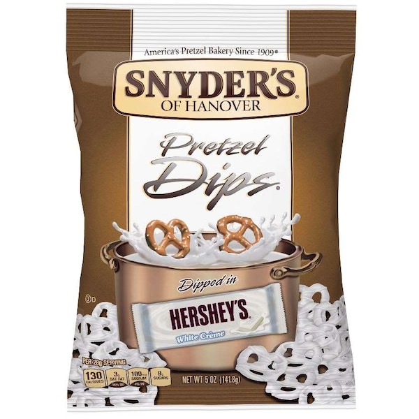 Snyders Of Hanover Snyder's Of Hanover Pretzel cubierto de chocolate blanco de 5 oz. Bolsa, PAQ8 - 110572
