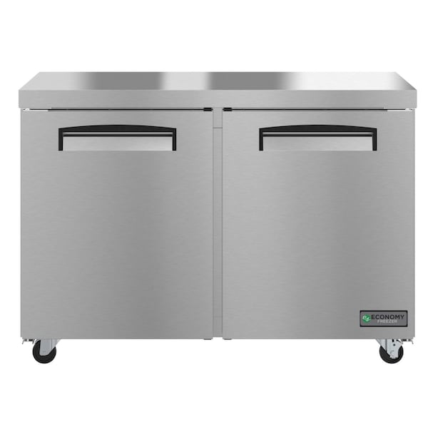 Hoshizaki America Refrigerator, Two Section Undercounter, Stainless Doors,  - EUR48A