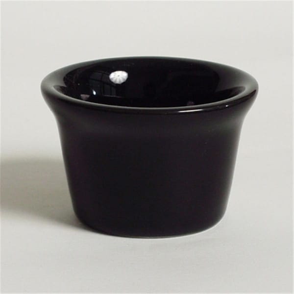 Tuxton China 2.38 in. Ramekin 1.5 oz. - Black - 4 Dozen - BBX-015