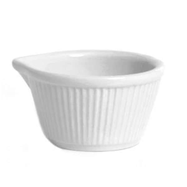 Tuxton China Ramekin WBPH-Pour Spout 4 oz. - White - 4 Dozen - BWX-0408