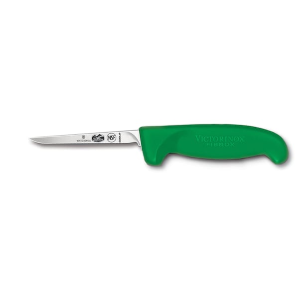 Swiss Army Brands Victorinox Kitchen Fibrox Pro - Haccp Green Poultry - Small Handle, 30.75In Straight - VIC-5.5904.09