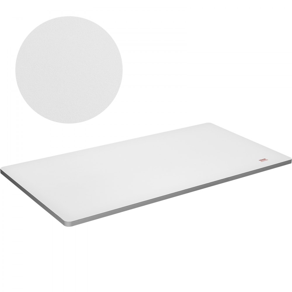 VEVOR Table Top, 47.2" x 29.5" x 1", 220.5 lbs Load Capacity, Universal One-Piece Particle Board Desktop for Height Adjustable Electric Standing Desk Frame, Rectangular Countertop for Home and Office - GZTZMBHB4830TRBJTV0
