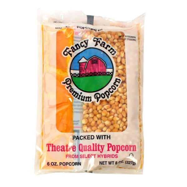 Fancy Farms Miniature Maxi Kit Palomitas de Maíz 8 oz., PK36 - 4050-60
