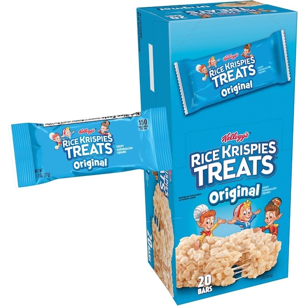 Barra de refrigerio de Rice Krispies, 1.3 oz, 20/BX, Paquete Original - KEB26547