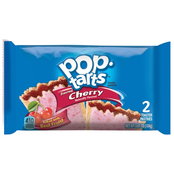 Kelloggs Pop-Tarts Frosted Cherry Toaster Pastries 3.67 oz Pouch - 3800031832

Kelloggs Pop-Tarts Pastelitos Tostados de Cereza con Glaseado 3.67 oz Bolsa - 3800031832