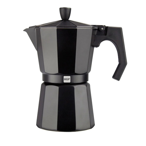 Magefesa Kenia Aluminum Noir 6 Cups Coffee Maker - 01PACFKEB06