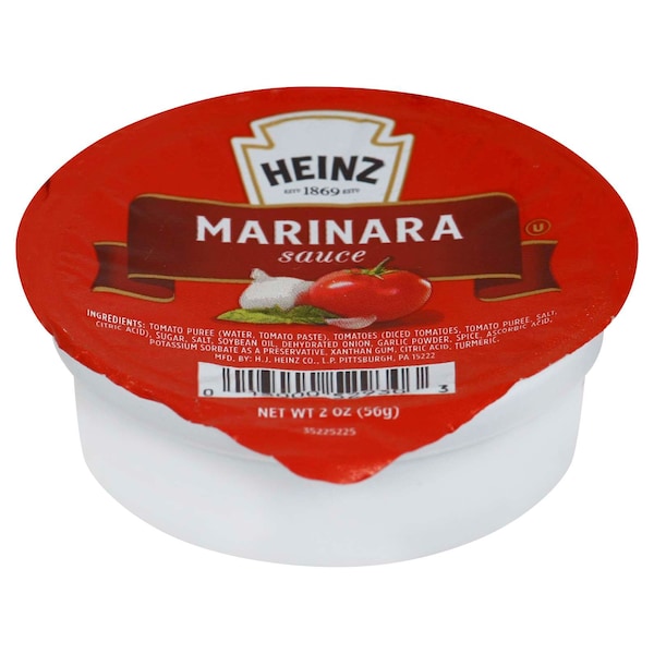 Heinz Heinz Salsa Marinara en Vasito 2 oz., Paquete de 60 - 10013000529300