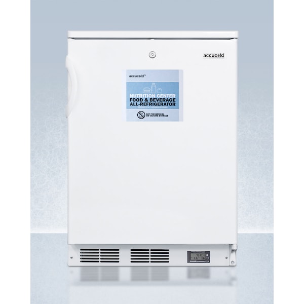 Accucold 24" Wide Built-In All-Refrigerator - FF6LWBI7NZ