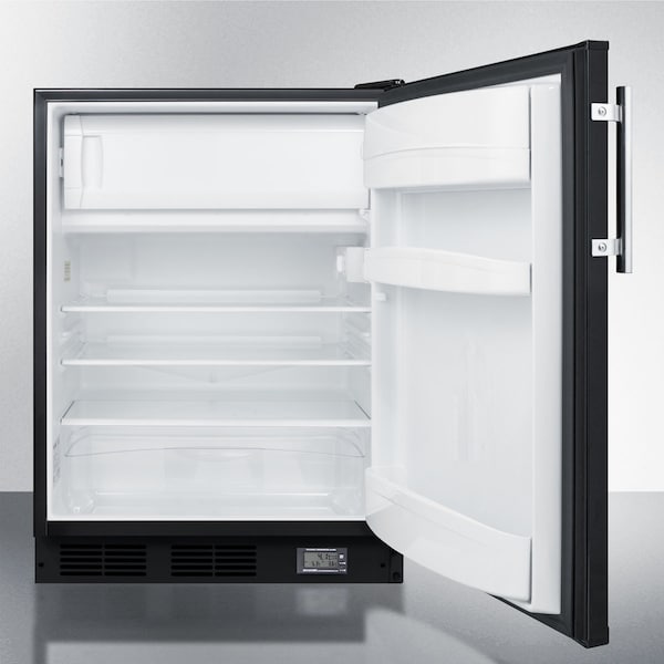 Summit 24" Wide Break Room Refrigerator-Freezer, ADA Compliant - BKRF663BBIADA