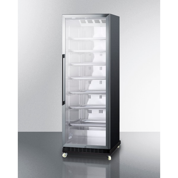 Summit 24" Wide Mini Reach-In Beverage Center with Dolly - SCR1401RI