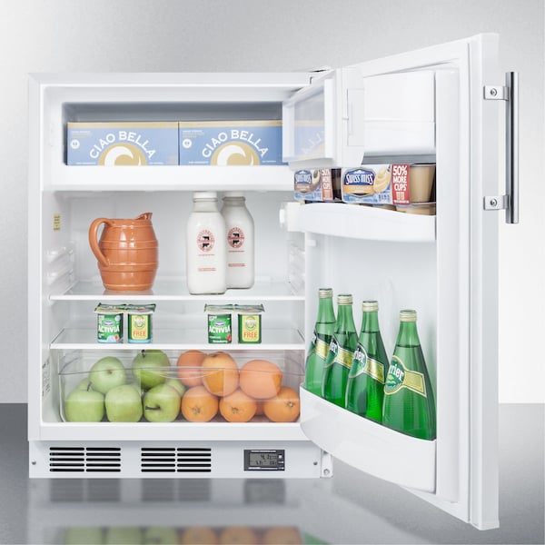Summit 24" Wide Break Room Refrigerator-Freezer, ADA Compliant - BKRF661BIADA