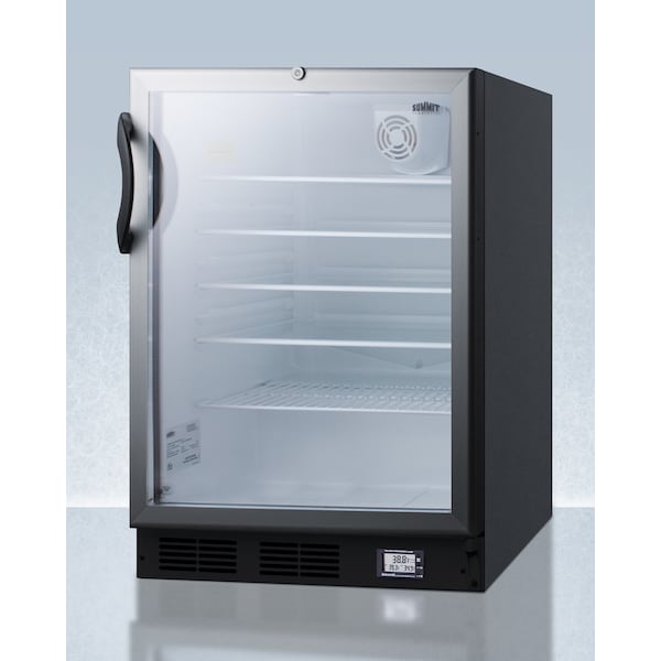 Accucold 24" Wide Built-In All-Refrigerator, ADA Compliant - SCR600BGLBINZADA