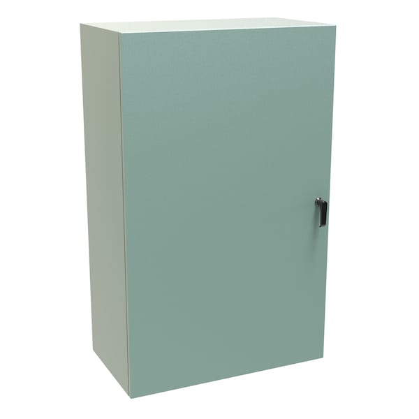 Hammond Steel Electrical Enclosures, 48 in H, 16 in D, 30 in W, NEMA 4, Hinged - EN4SD483016GY