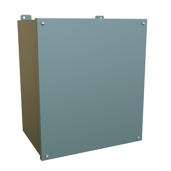 Hammond Steel Electrical Enclosures, 16 in H, 10 in D, 14 in W, NEMA 12, Screw On - 1414SCO10