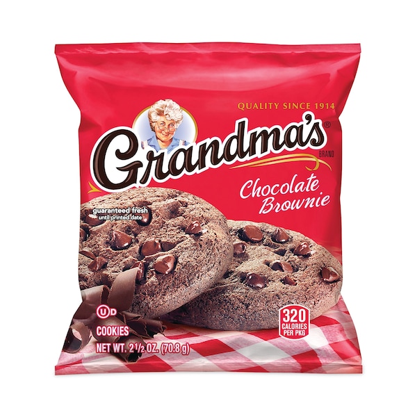 Brownie de Chocolate Grande de la Abuela, Paquete de 2.5 oz, 60 Paquetes - 10310