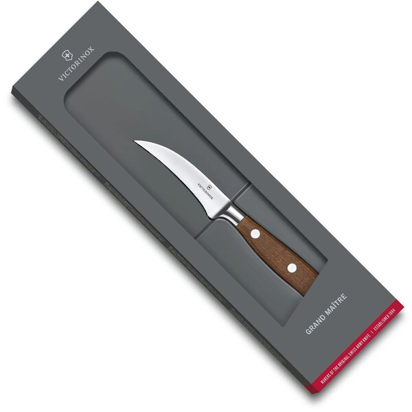 Swiss Army Brands 2024 Victorinox Kitchen Shaping 30.25In Bird'S Beak, 0.75In Width At Handle, Grand Maitre Wood - VIC-7.7300.08G