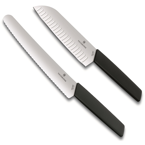 Swiss Army Brands 2024 Victorinox Swiss Modern 2-Piece Kitchen Set Black - VIC-6.9093.22G