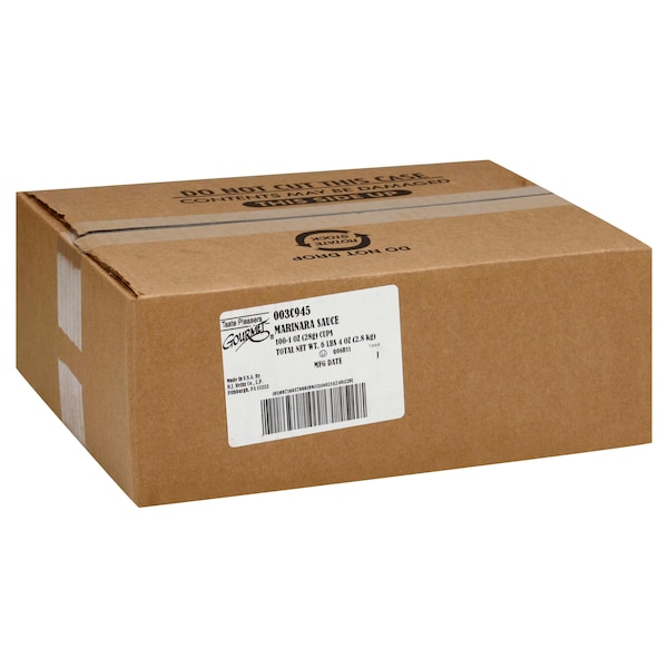 Placeres Gustativos Salsa Marinara 1 oz., Paquete de 100 - 00716037000189
