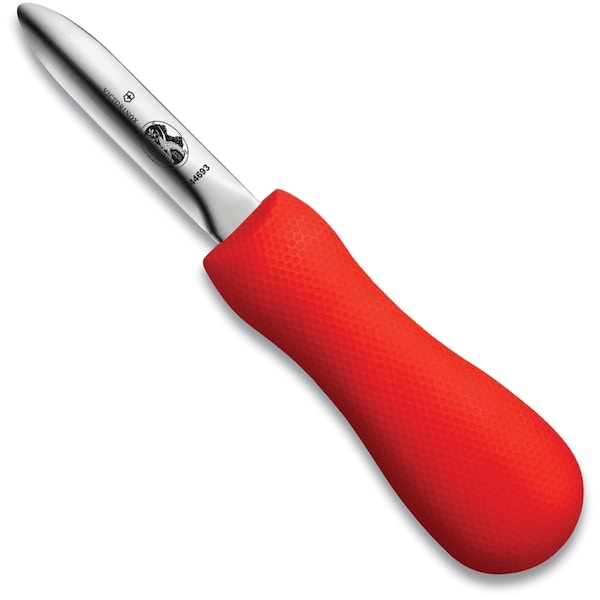 Swiss Army Brands 44693 Kitchen Specialty Knives & Tools Oyster 20.75In Blade, New Haven Style, Bent Tip, Supergrip R - VIC-7.6399.3
