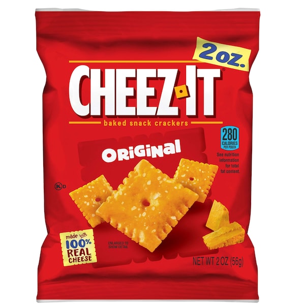 Galletas originales Cheez-It 2 oz., paquete de 60 - 2410012322