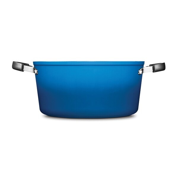 The Rock By Starfrit The Rock One Pot 7.2-Qt. Stock Pot with Vented Lid - 030364-002-BLUE