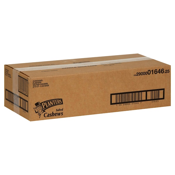 Planters Tubo de 2 oz. de Cashews Salados, Paquete de 45 - 10029000016467