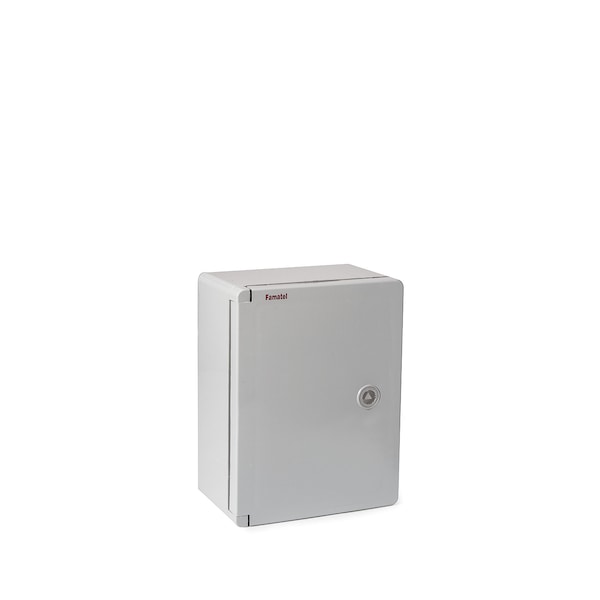 Famatel Polycarbonate Electrical Enclosures, 8.27 in H, 5-1/8 in D, 11 in W, NEMA 4X - 39123UL