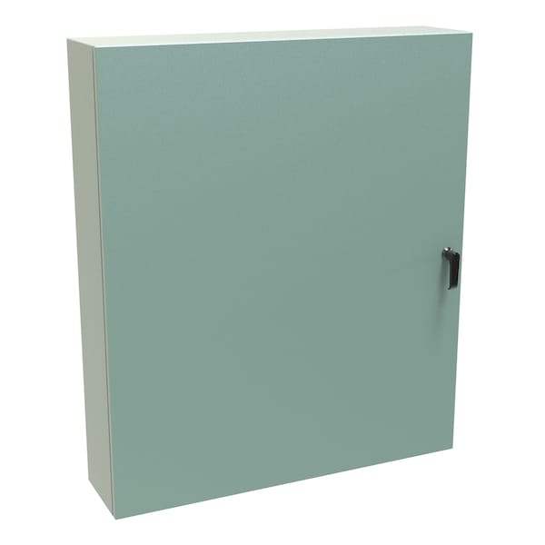 Hammond Steel Electrical Enclosures, 42 in H, 8 in D, 36 in W, NEMA 4, Hinged - EN4SD42368GY