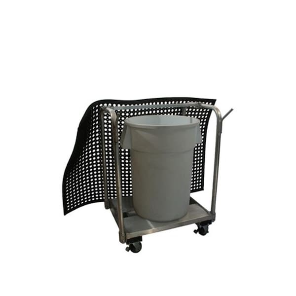 Daphnes Dinnette Mat Aluminum Cart, 46 x 34 x 36 in. - DA116608