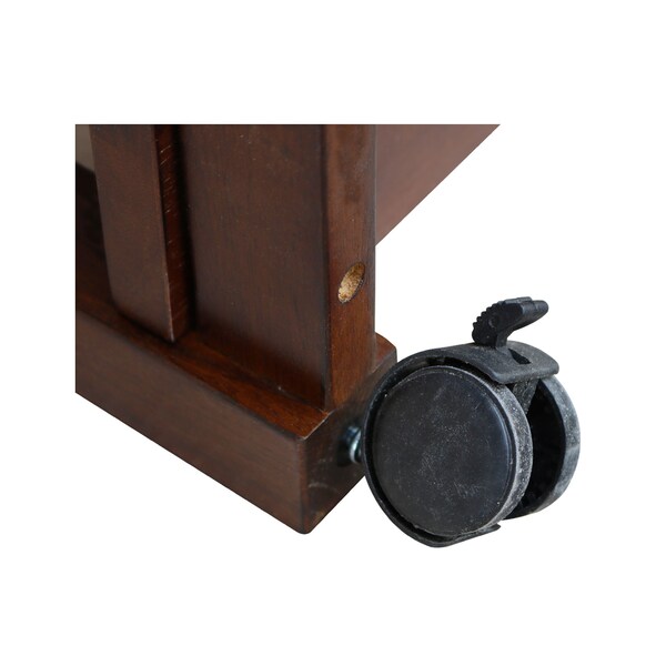 International Concepts Microwave Cart, Cinnamon/Espresso - WC58-185