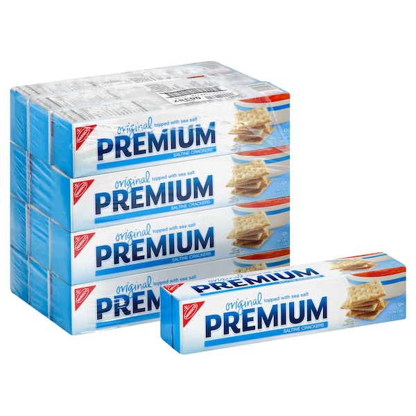 Nabisco Premium Saltine Crackers 4 oz., Caja de 12 - 00382