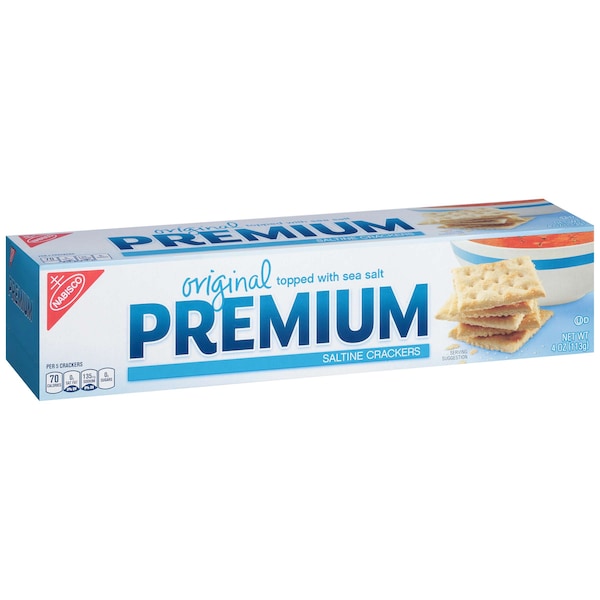 Nabisco Premium Saltine Crackers 4 oz., Caja de 12 - 00382