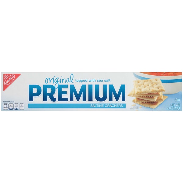Nabisco Premium Saltine Crackers 4 oz., Caja de 12 - 00382