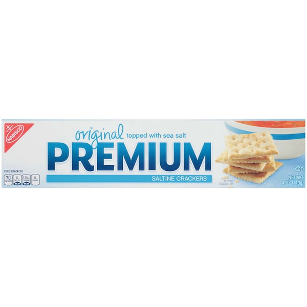 Nabisco Premium Saltine Crackers 4 oz., Caja de 12 - 00382