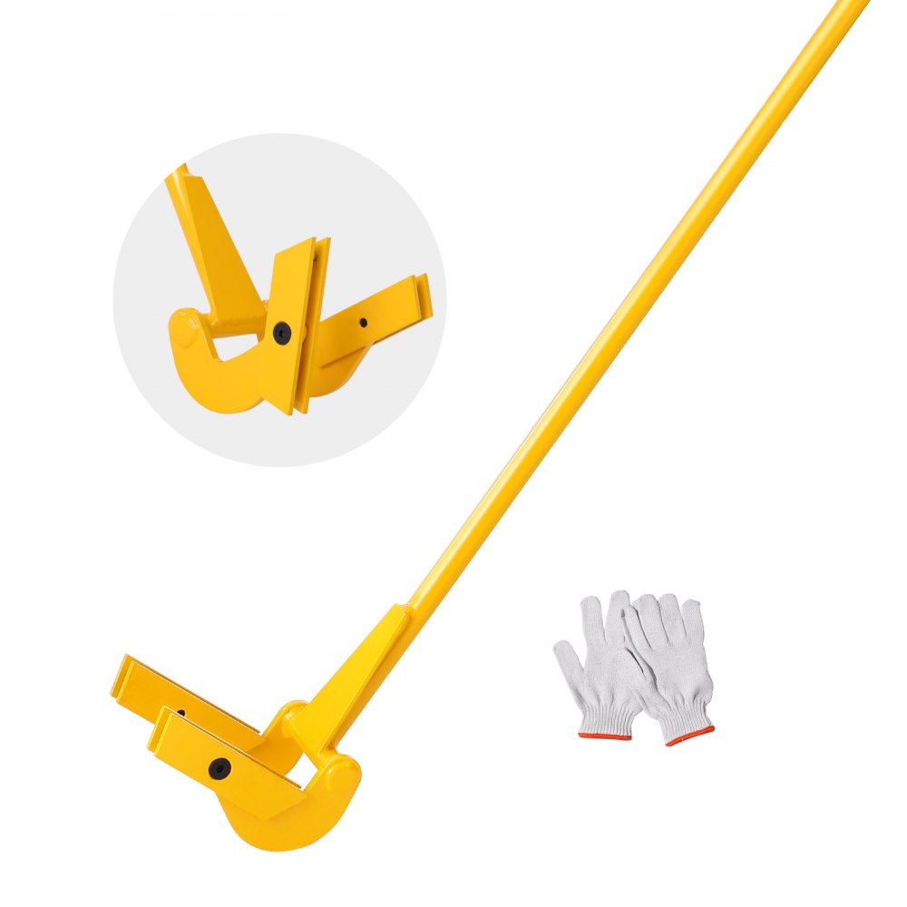 VEVOR Pallet Buster, 41-Inch Handle, 2000 lbs Weight Capacity, Q235 Carbon Steel, Heavy Duty Deck Wrecker Demolition Wood Pallet Tool Breaker Pry Bar Puller for Efficient and Effortless Board Removal - QGWWW4INCH00V293IV0