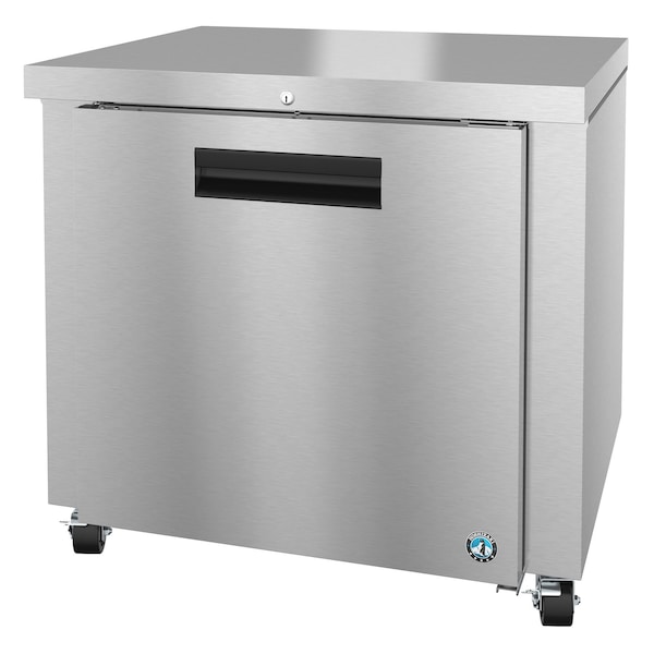 Hoshizaki America Refrigerator, Single Section Undercounter, Stainless Door with Lock,  - UR36B-01