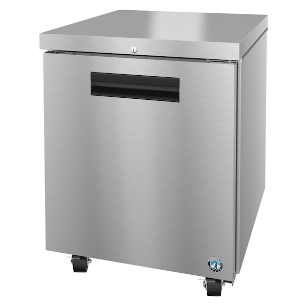 Hoshizaki America Refrigerator, Single Section Undercounter, Stainless Door with Lock,  - UR27B-01